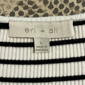 Black and White Striped Tank Top